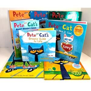 Lot of 9 PETE the CAT Books Series by Kimberly Dean HC DJ~I Can Read~